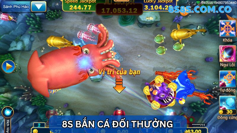 8s Bắn cá đổi thưởng